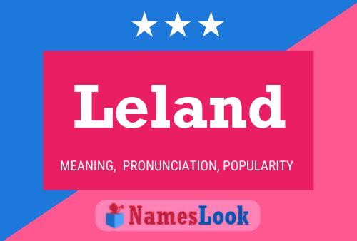 Leland Namensposter