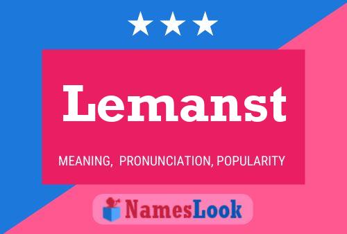 Lemanst Namensposter