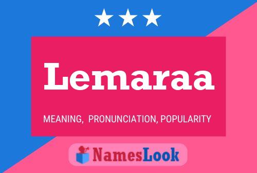 Lemaraa Namensposter