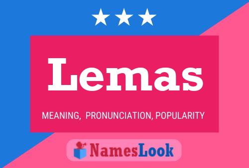 Lemas Namensposter