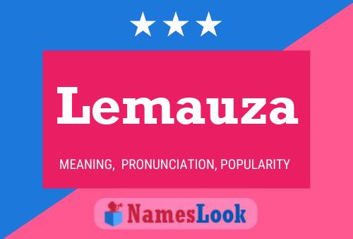 Lemauza Namensposter