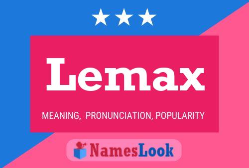 Lemax Namensposter