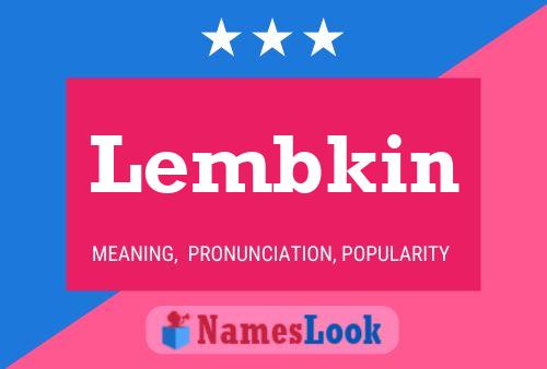 Lembkin Namensposter