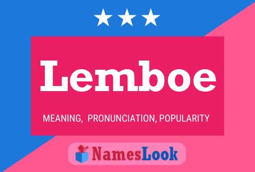 Lemboe Namensposter