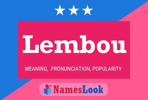 Lembou Namensposter