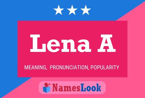 Lena A Namensposter