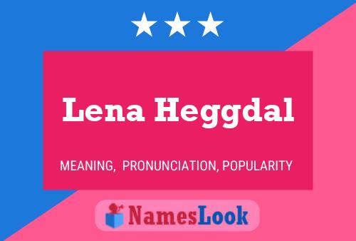 Lena Heggdal Namensposter