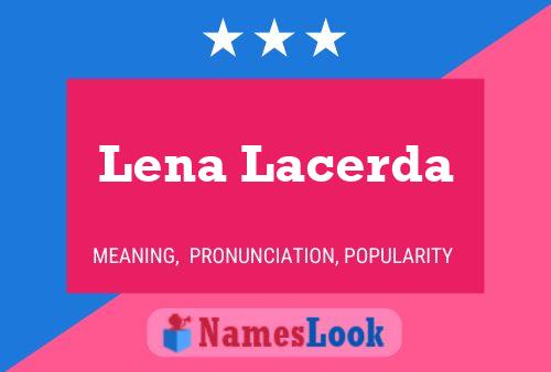 Lena Lacerda Namensposter