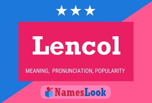 Lencol Namensposter