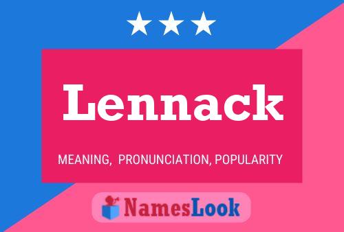 Lennack Namensposter