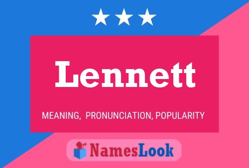 Lennett Namensposter