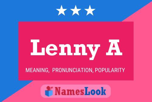 Lenny A Namensposter