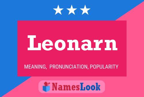 Leonarn Namensposter