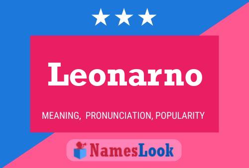 Leonarno Namensposter