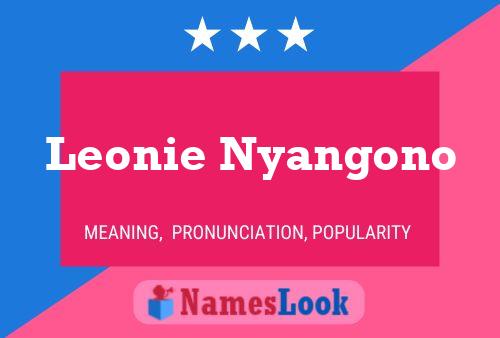 Leonie Nyangono Namensposter