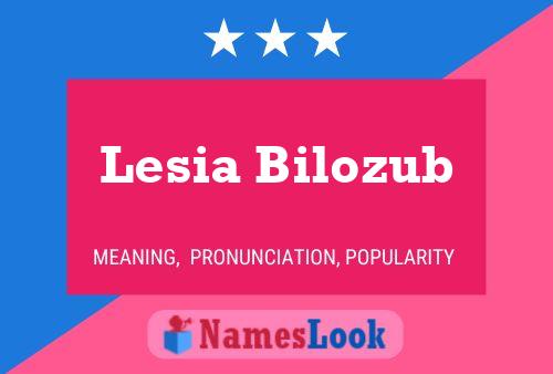 Lesia Bilozub Namensposter