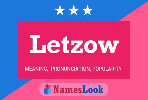 Letzow Namensposter