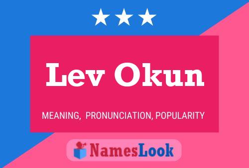 Lev Okun Namensposter