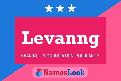 Levanng Namensposter