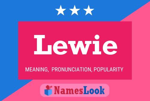 Lewie Namensposter