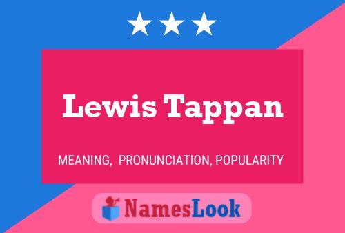 Lewis Tappan Namensposter