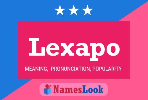 Lexapo Namensposter