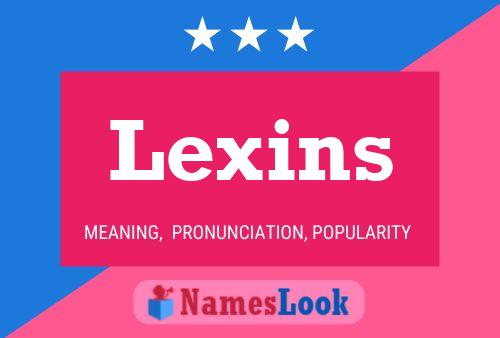 Lexins Namensposter