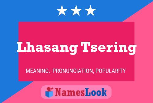 Lhasang Tsering Namensposter