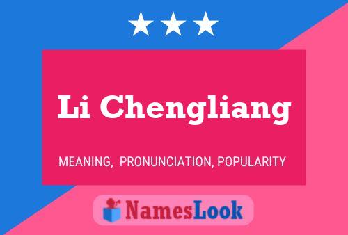 Li Chengliang Namensposter