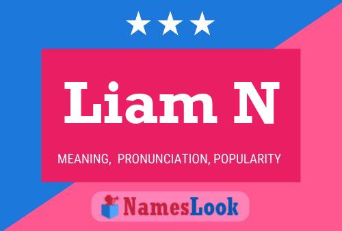 Liam N Namensposter