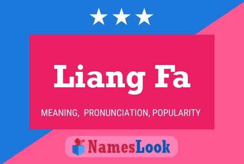 Liang Fa Namensposter