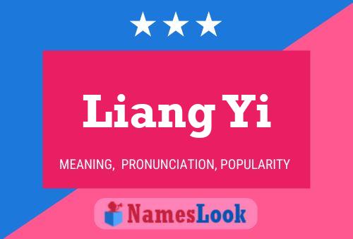 Liang Yi Namensposter