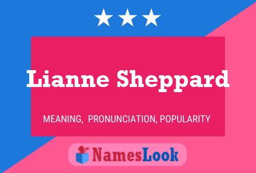 Lianne Sheppard Namensposter