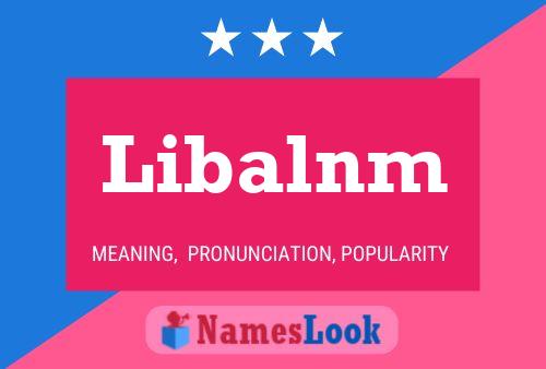 Libalnm Namensposter