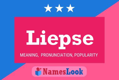 Liepse Namensposter