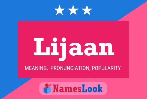 Lijaan Namensposter