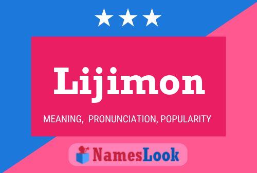 Lijimon Namensposter