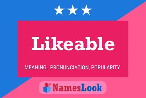 Likeable Namensposter