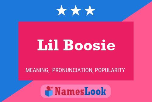 Lil Boosie Namensposter