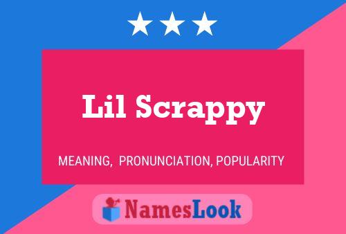 Lil Scrappy Namensposter