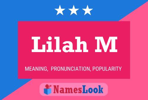 Lilah M Namensposter