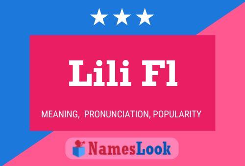 Lili Fl Namensposter