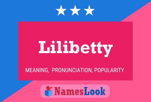 Lilibetty Namensposter