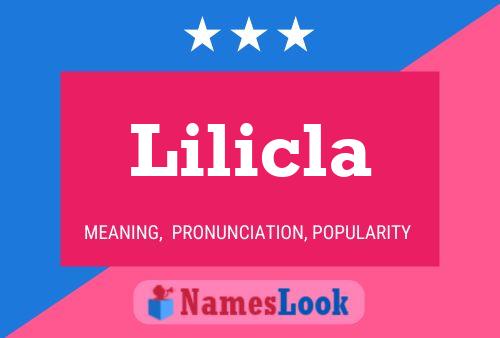 Lilicla Namensposter