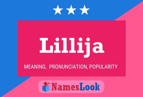 Lillija Namensposter