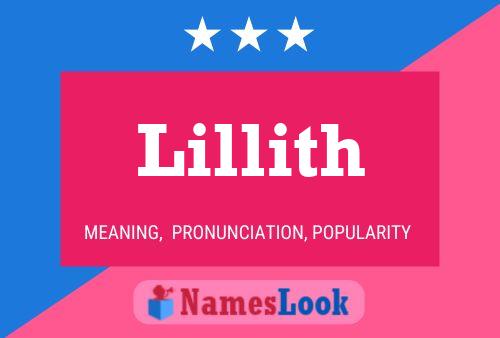 Lillith Namensposter