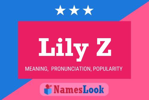 Lily Z Namensposter