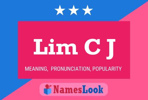 Lim C J Namensposter