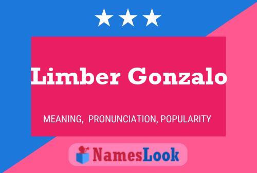 Limber Gonzalo Namensposter