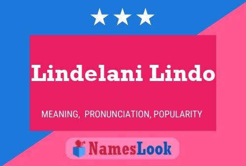 Lindelani Lindo Namensposter